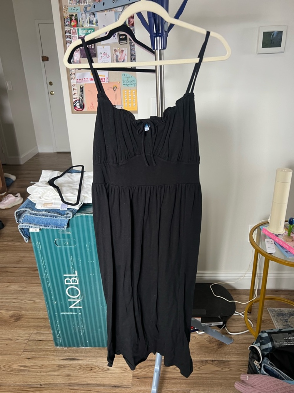 Old Navy Black Maxi Dress with Spaghetti Straps